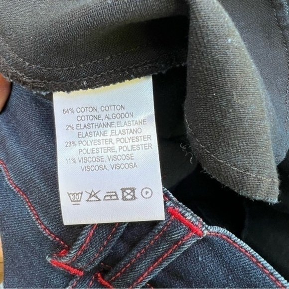 Aventures des Toiles Size 36 Embroidered Dark Jeans Bohemian Denims - Picture 6 of 15